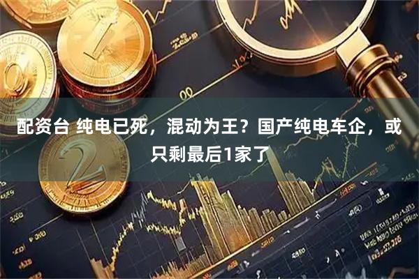 配资台 纯电已死，混动为王？国产纯电车企，或只剩最后1家了